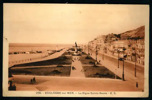 AK  Boulogne sur Mer - La Digue Saint Beuve - E. S. ..... [ H022 ]