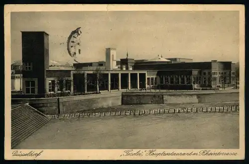 AK  Düsseldorf  - Gesolei - Hauptrestaurant Rheinterrasse ..... [ H027 ]