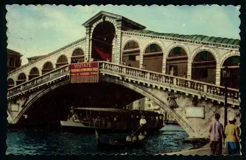 AK   Venedig / Venezia - Rialto Brücke / Ponte di Rialto ..... [ H032 ]