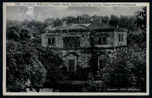 AK   Villa Wähnfried - Bayreuth ..... [ H044 ]