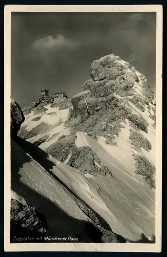 AK   Zugspitze mit Münchner Haus ..... [ H067 ]