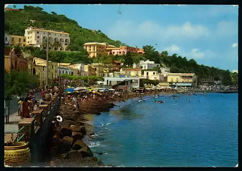 AK   Casamicciola Terme - Lungomare e spiaggia / Strandpromenade + Strand ..... [ H081 ]