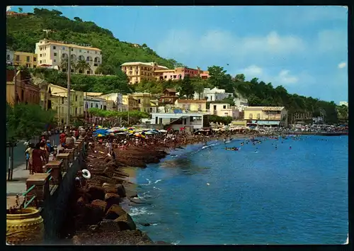 AK   Casamicciola Terme - Lungomare e spiaggia / Strandpromenade + Strand ..... [ H083 ]