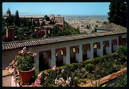 AK   Granada - Generalife : al fondo la Alhambra / Alhambra im hintergrund ..... [ H094 ]