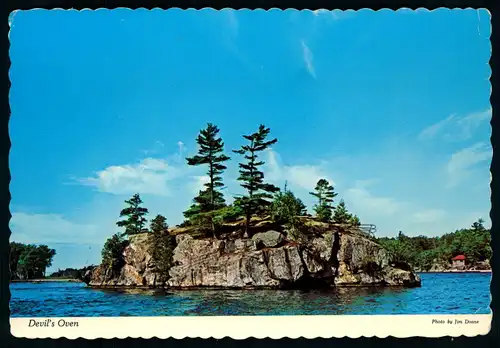 AK   Devil's Oven , an Island situated in the Thoasahd - Island of New York ..... [ H106 ]