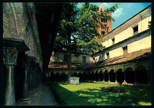 AK    Aosta - Chiostro di S- Orso / Kreuzgang + Stiftskirche von St. Ursus ..... [ H177 ]