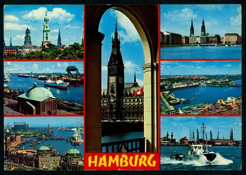 AK   Hamburg - 7 Motive ..... [ H182 ]