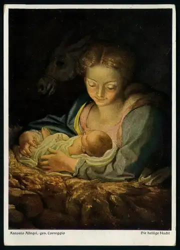 AK   Antonio Allegri gennant Corregio - Die heilige Nacht - Wiechmann Verlag ..... [ H211 ]