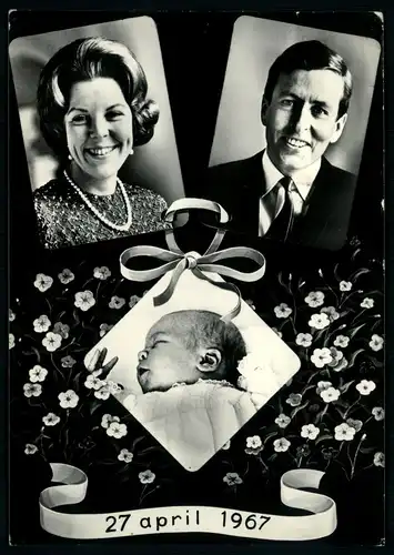 AK   Z.K.H. Prins Wilhelm , Alexander  , Claus , George , Ferdinad - geb. 27.4.1967  ..... [ H222 ]