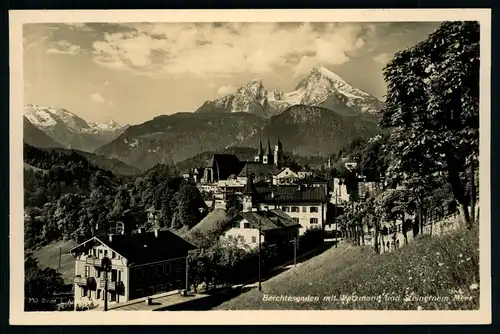 AK   Berchtesgaden mit Watzmann + Steinernem Meer ..... [ H247 ]