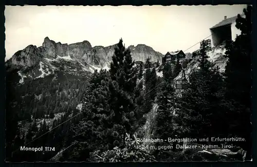 AK   Rofanbahn - Bergstation + Erfurterhütte  gg Dalfazer Kamm ..... [ H254 ]