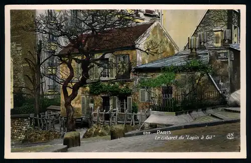 AK   Paris : Le cabaret du " Lapin à Gil " ..... [ H262 ]