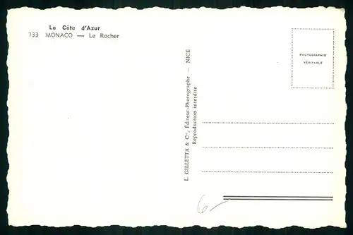 AK   Monaco - Le Rocher ..... [ H269 ]