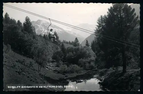 AK   Berglift Bad Gastein am Hüttenkogel ..... [ H289 ]