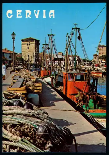 AK   Cervia - Porto Canale con Torre S. Michele ..... [ H345 ]