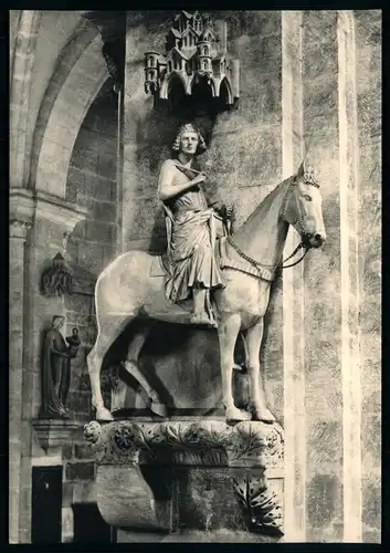 AK   Bamberg - Dom , der Reiter ..... [ H350 ]