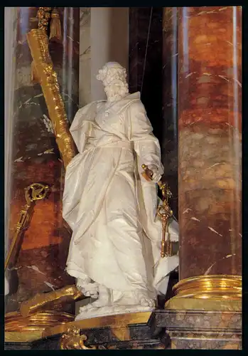 AK   St. Peter + Paul : Freising - Neustift : Figur des Petrus am Hochaltar von Ignaz Günther ..... [ H362 ]