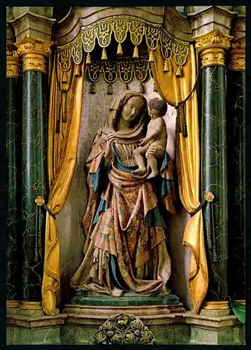 AK   " Buxheimer Madonna " in Ton - Augsburger Meister 1420 - Pfarrkirche Buxheim / Iller ..... [ H366 ]