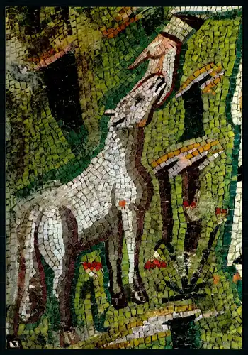 AK   Ravena - Basilica di S. Vitale * Pecorella / Basilika von S. Vitalis * Schafchen liebenvoll behandelt von Moses ..... [ H367 ]