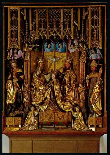 AK   Bozen - Gries : Mittelschrein des von Michael Pacher errichteten Altar ..... [ H369 ]