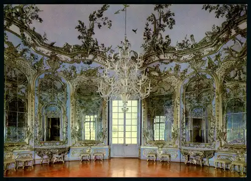 AK   Jagdschloß Amalienburg in Nymphenburg - Spiegelsaal ..... [ H382 ]