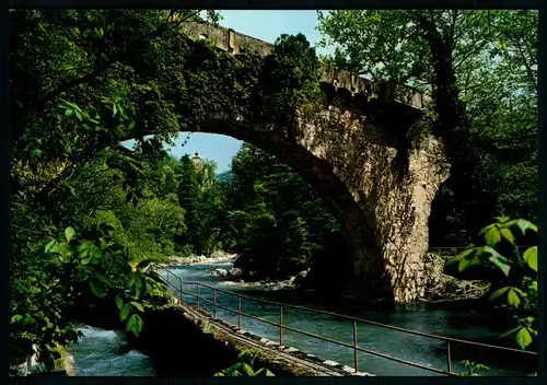 AK    Meran / Merano - Stenerner Steg + Zenoburg / Ponte Romano e Castello S. Zeno ..... [ H519 ]