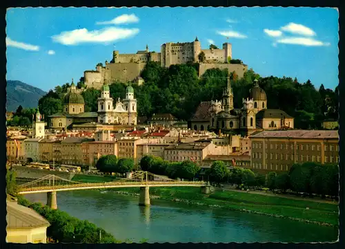 AK    Salzburg - Stadtansicht mit Blick auf Hohensalzburg ..... [ H529 ]