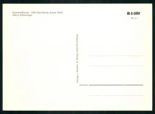 AK    Büchlberg im Bayerischen Wald ..... [ H566 ]