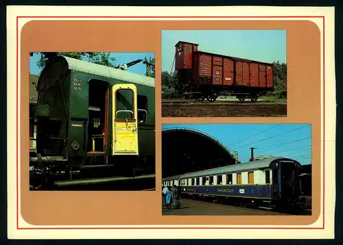 AK    2 achsiger Sitzwagen 4. Klasse 81 753 Berlin ab 1921 - Güterwagen - Sonder D-Zug Wagen ..... [ H567 ]