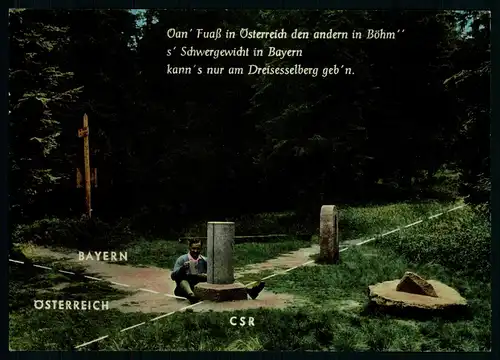 AK    Berggasrhof Dreisessel - Dreisesselfelsen - Bayerischer Wald ..... [ H574 ]