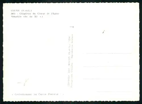 AK    Cluny - Chapteau du Choeur de L'Eglise Abbatiale ..... [ H589 ]