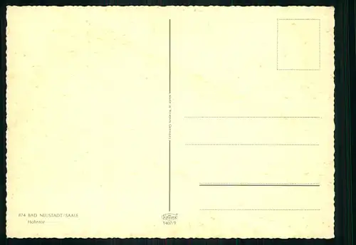 AK    Bad Neustadt / Saale - Hohntor ..... [ H590 ]