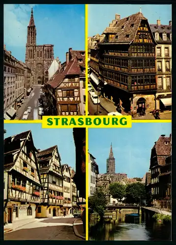 AK    Strasbourg / Straßburg - 4 Motive ..... [ H595 ]