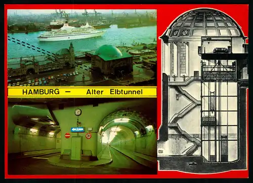 AK    Hamburg - Alter Elbtunnel ..... [ H608 ]