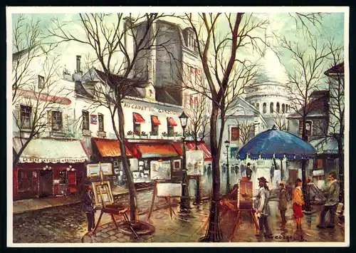 AK    Paris - Montmartre , Place du Tertre ..... [ H669 ]