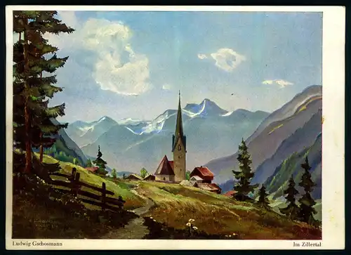 AK    Ludwig Gschosmann im Zillertal ..... [ H743 ]
