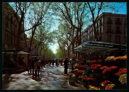 AK    Barcelona - Rambla de las Flores ..... [ H774 ]