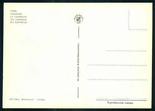 AK    Trani - Cattedrale / Kathedrale ..... [ H775 ]
