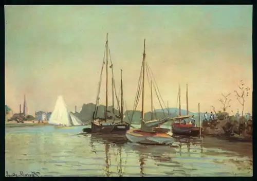 AK    Monet : Veliero da diporto / Segelboot : Paris - Musée du Louvre ..... [ H802 ]