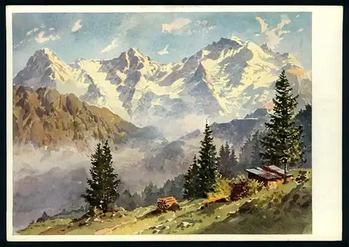 AK    Josef Süssmayr : Eiger , Mönch + Jungfrau ..... [ H804 ]
