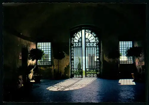 AK    Malcesine : Sala d'ingresso a palnterreno del Palazzo del Capitani verso .... ..... [ H835 ]