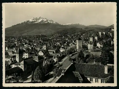 AK    Luzern - Museggtürme mit Pilatus ..... [ H846 ]