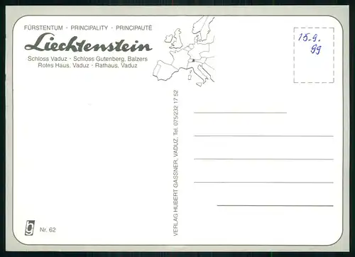 AK    Fürstentum Lichtenstein - 4 Motive ..... [ H863 ]