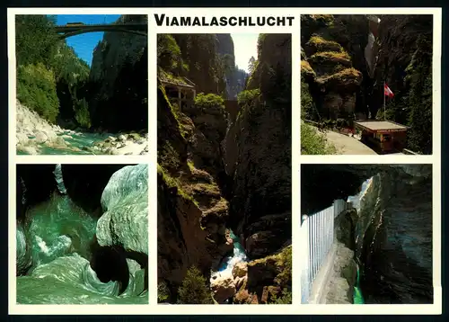 AK    Viamalaschlucht - 5 Motive ..... [ H864 ]