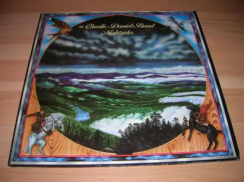 LP Charlie Daniels Band Nightrider Made in Germany Loch im Cover oben links