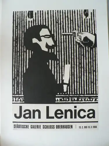 Jan Lenica ---Ausstellungsplakat 1966