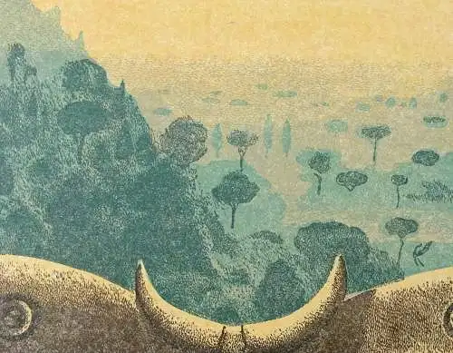 Karl Rössing  „Toskanische Landschaft“  