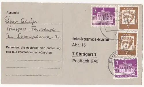 Bundesrep. Deutschland 1966 Nr BRD 348 Berlin 231 Brief A0067