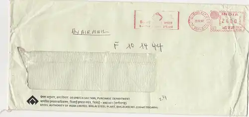 Indien 2002 Freistempel Brief A1713