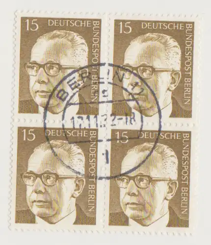 Berlin (West) 1972 Nr 427 Rundstempel (Datum und/oder Ort klar) A4580